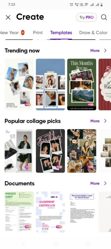 PicsArt Mod APK premium filters and photo effects preview