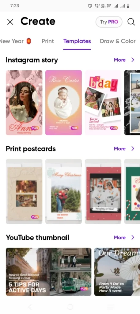 PicsArt Mod APK video editing tools and timeline interface