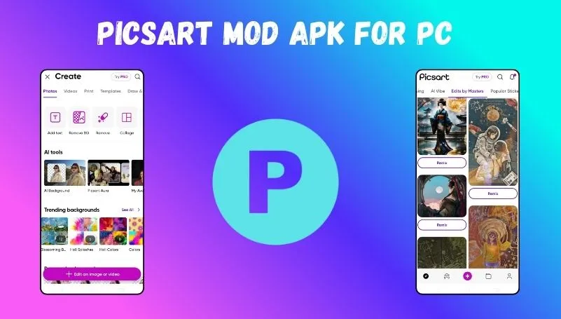 PicsArt Mod APK For PC 1 picsart mod apk for pc image